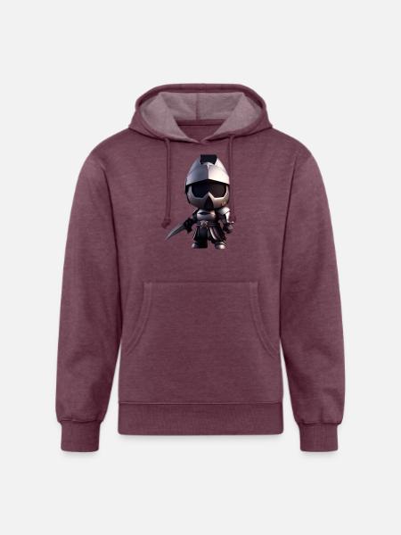 War World - Unisex Organic Hoodie - heather burgundy
