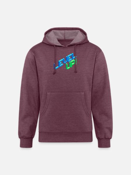 Level Up - Unisex Organic Hoodie - heather burgundy