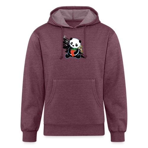 Cute Kawaii Panda T-shirt by Banzai Chicks - Unisex Organic Hoodie