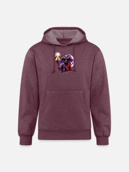 IlluminET48 - Unisex Organic Hoodie - heather burgundy