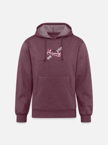 sweet as pie - Unisex Organic Hoodie - heather burgundy