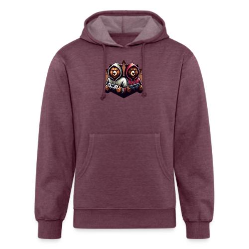 2 grizzlies gamer bears - Unisex Organic Hoodie