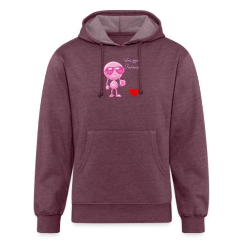 Smoon City_Viareggio Tuscany Pink - Unisex Organic Hoodie