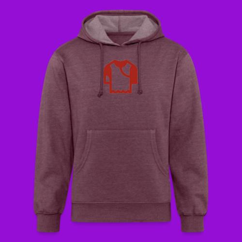 Logo outline - Unisex Organic Hoodie