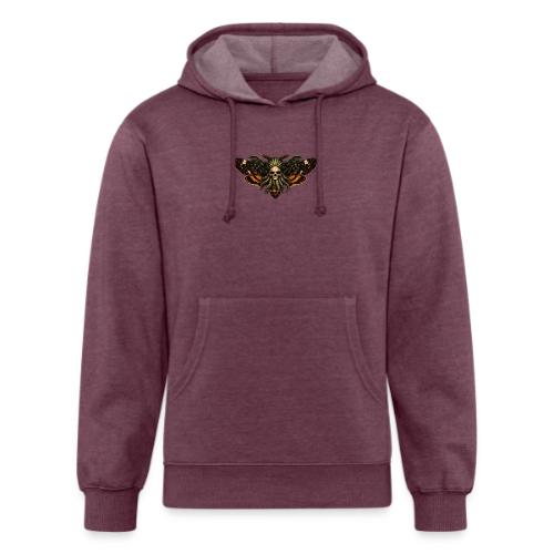 Cthulhu Moth Skull - Unisex Organic Hoodie