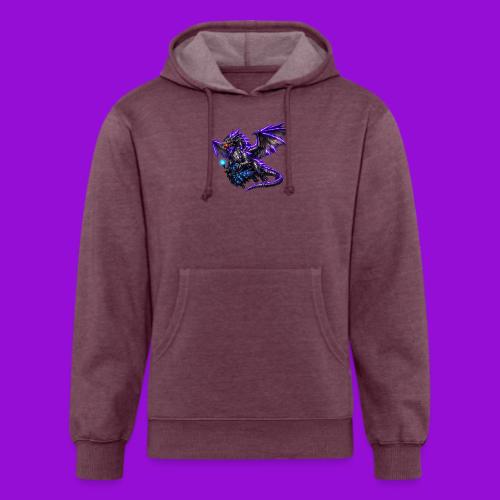 Neon Dragon and Battle Mage - Unisex Organic Hoodie