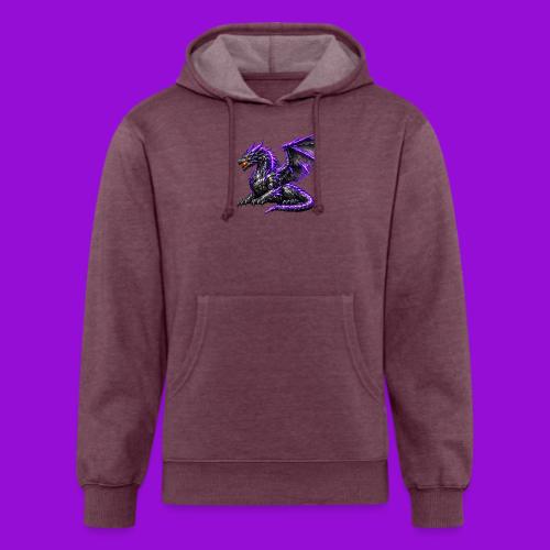 Neon Dragon at Rest - Unisex Organic Hoodie
