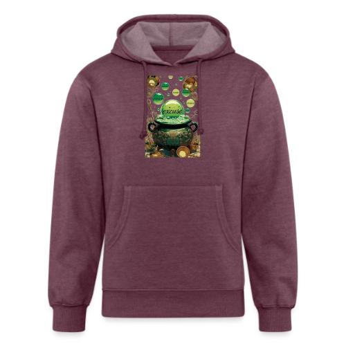 Emerald Excuses Cauldron Graphic Tee - Unisex Organic Hoodie