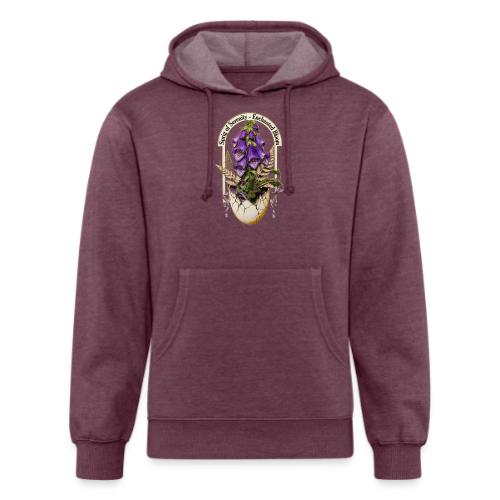 Spring Serenity Foxglove Tee, Easter Gift for wife - Unisex Organic Hoodie