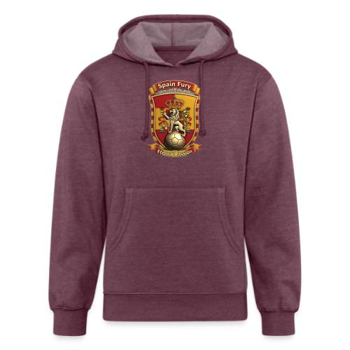 Spain Lion Fury T-Shirt, Spanish Crest Gift - Unisex Organic Hoodie