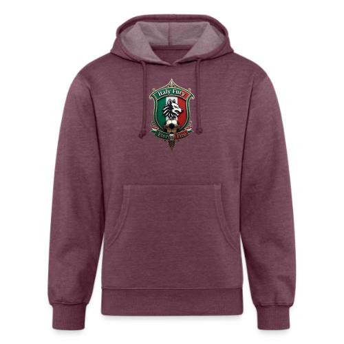 Italy heritage Wolf Fury Tee, Pride Badge Gift - Unisex Organic Hoodie