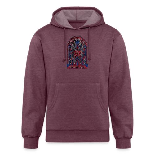 Barcelona Scarlet Pride T Shirt, Vibrant City Gift - Unisex Organic Hoodie