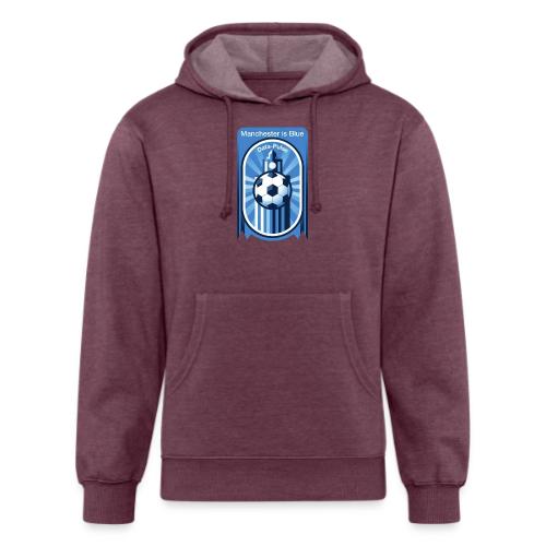 Manchester is Blue Soccer City T Shirt, Apparel - Unisex Organic Hoodie