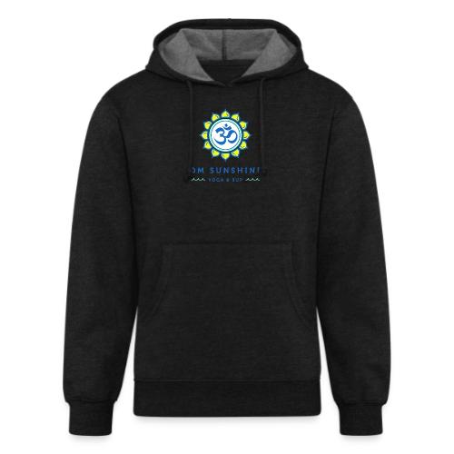 Om Sunshine Yoga transparent back original file - Unisex Organic Hoodie