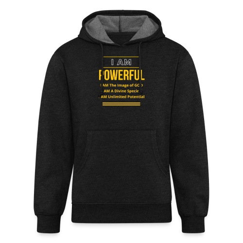 I AM Powerful (Dark Collection) - Unisex Organic Hoodie