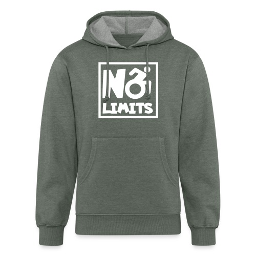 No limits for this wheelchair user. Humor * - Unisex Organic Hoodie