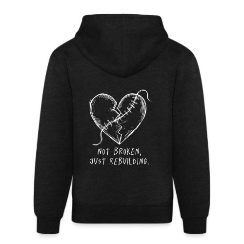 Broken Love Neon Heart - Unisex Organic Hoodie