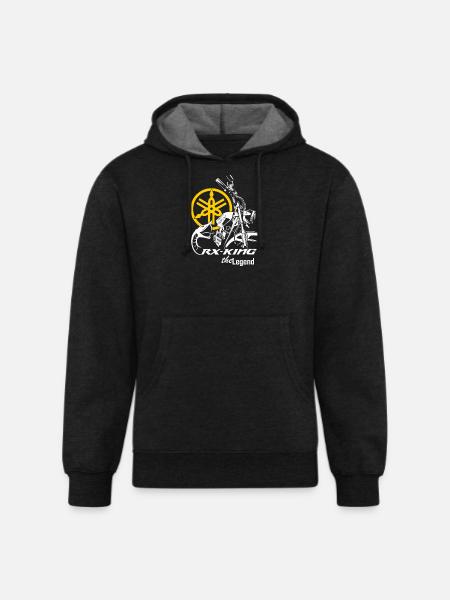 Yamaha RX king The Legend - Unisex Organic Hoodie - charcoal grey