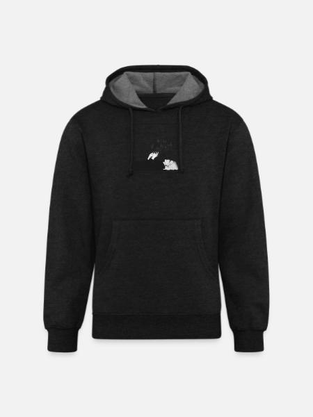 Breath of Butterflies - Unisex Organic Hoodie - charcoal grey