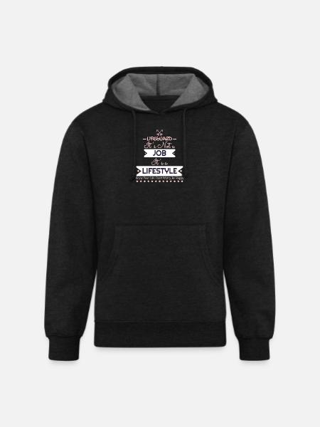 LIFEGUARD - Unisex Organic Hoodie - charcoal grey