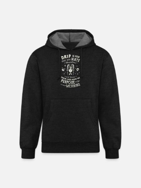 Quad Over Ice - Unisex Organic Hoodie - charcoal grey