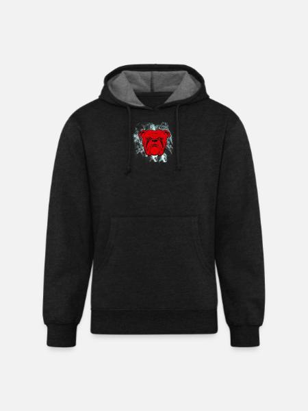 Red Dog Beer - Unisex Organic Hoodie - charcoal grey