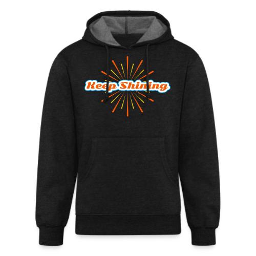Keep Shining: Radiant Energy Design - Unisex Organic Hoodie