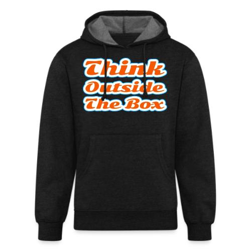 Think Outside the Box — Creative Mindset Script - Unisex Organic Hoodie