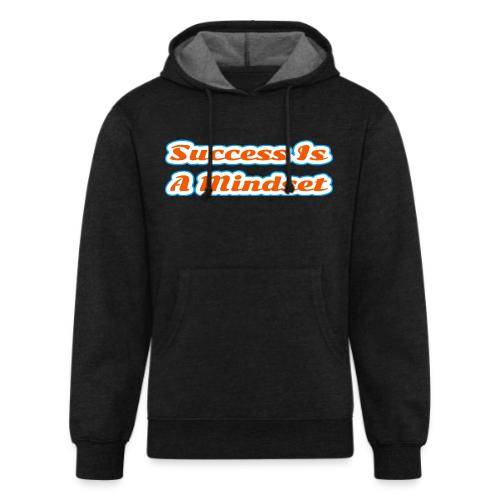 Success Is a Mindset — Motivational Glow Script - Unisex Organic Hoodie