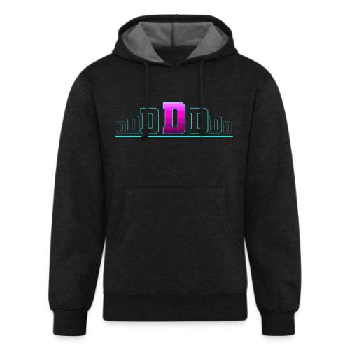 Letter D – Capital Varsity Alphabet Monogram - Unisex Organic Hoodie