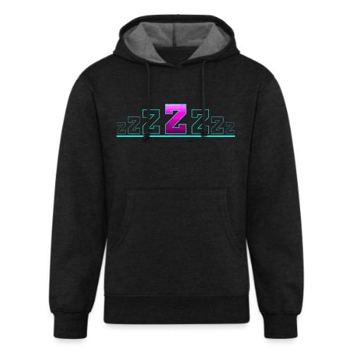 Letter Z – Capital Varsity Alphabet Monogram - Unisex Organic Hoodie