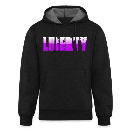 Liberty Typography Graphic Design - Unisex Organic Hoodie