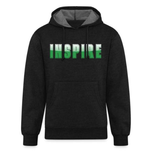 Inspire Word Art Design - Unisex Organic Hoodie