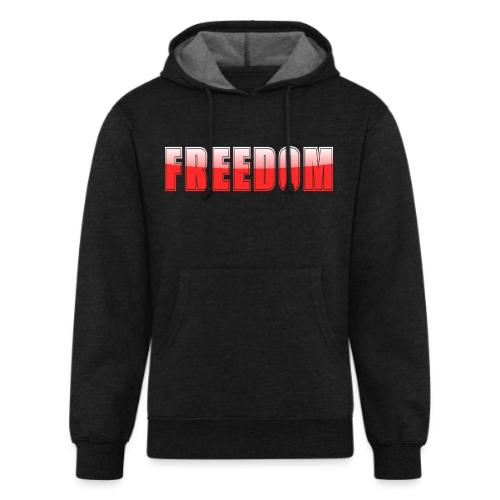 Freedom Typography Design - Unisex Organic Hoodie
