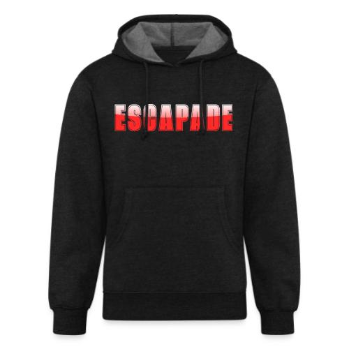 ESCAPADE Bold Typography Graphic Design - Unisex Organic Hoodie