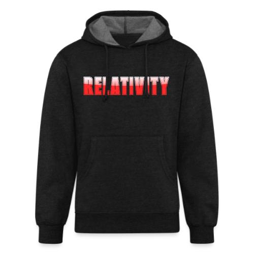 Relativity Science Typography Design - Unisex Organic Hoodie