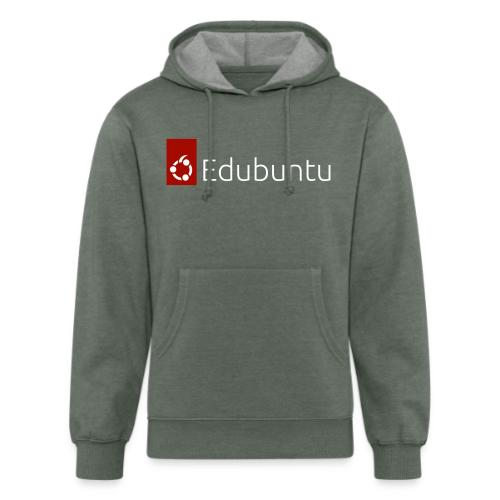 Edubuntu Logo 2023 - White - Unisex Organic Hoodie