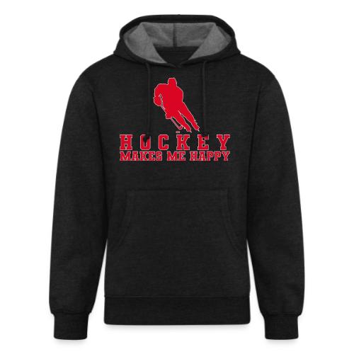 Hockey makes me happy - Unisex Organic Hoodie