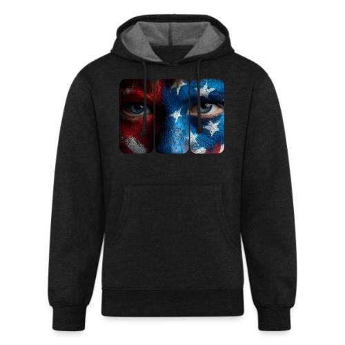 USA: Painted for the Flag - Unisex Organic Hoodie