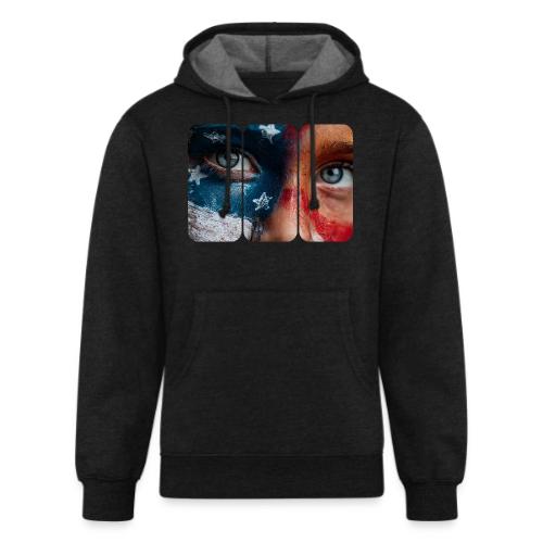 USA: Star-Spangled Glance - Unisex Organic Hoodie