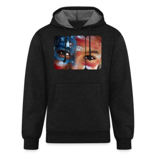 USA: Eyes of the Flag - Unisex Organic Hoodie