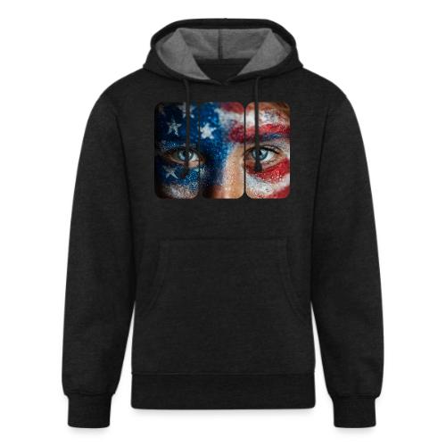 USA: Stars in Her Eyes - Unisex Organic Hoodie
