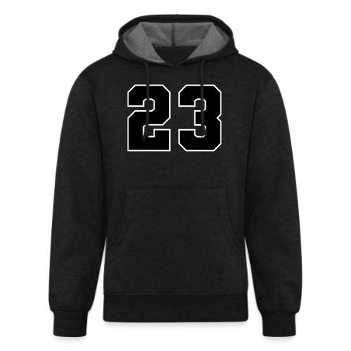 Varsity Number 23 Athletic Style - Unisex Organic Hoodie
