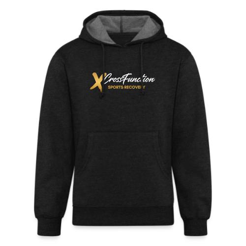 XF Sports Recovery Logo- White (Front Only) - Unisex Organic Hoodie