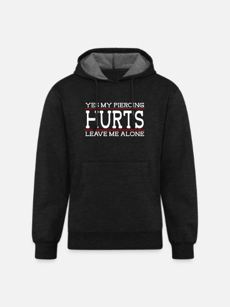 Piercer Piercing Body Jewelry - Unisex Organic Hoodie - charcoal grey