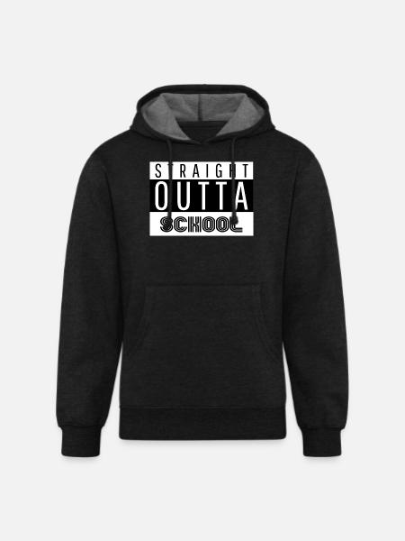 SOS funny - Unisex Organic Hoodie - charcoal grey