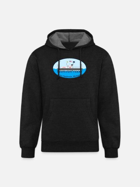 Ironton Ferry - Unisex Organic Hoodie - charcoal grey