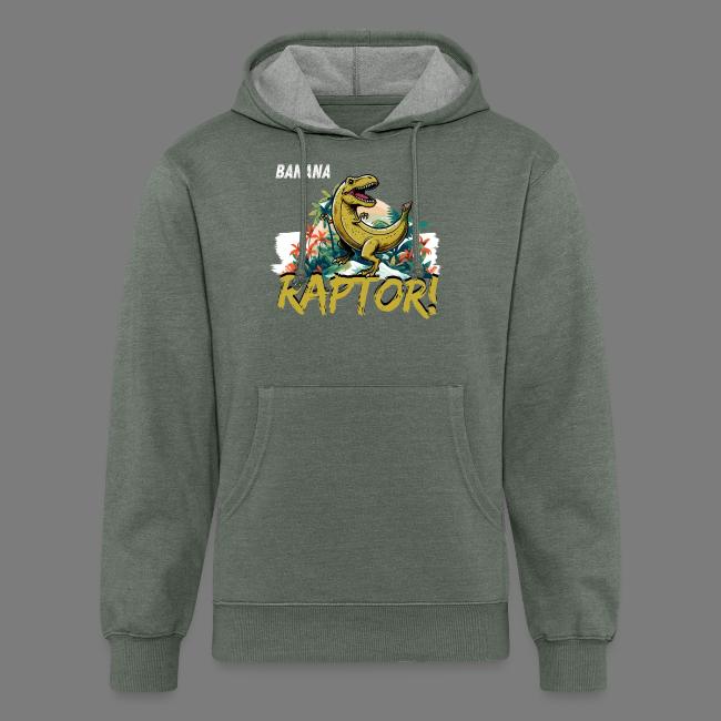 Funny Banana Raptor T-Rex Design