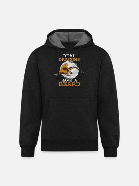 Lizard Terrarium Iguana Dragon - Unisex Organic Hoodie - charcoal grey