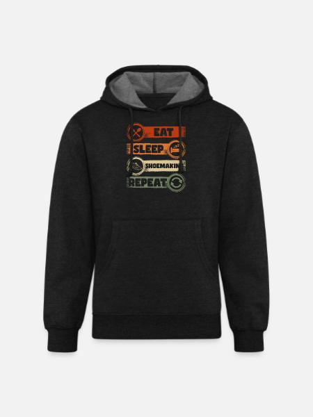 Shoes Job Craft Sole - Unisex Organic Hoodie - charcoal grey